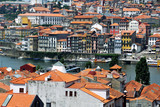 Fototapeta Miasto - Aerial view of Porto