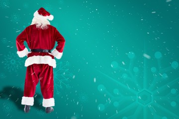 Aufkleber - Composite image of santa claus