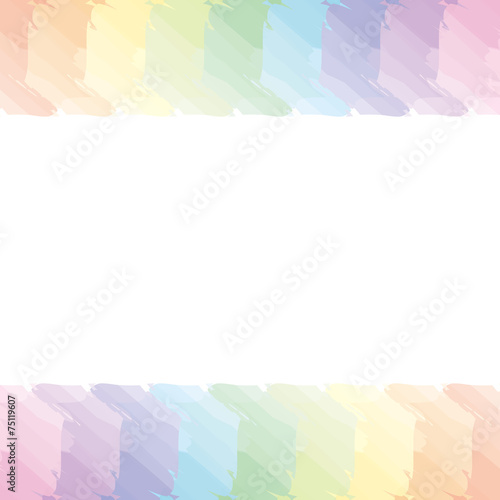 背景素材壁紙 七色 虹色 虹 文字スペース ネームカード プライスカード