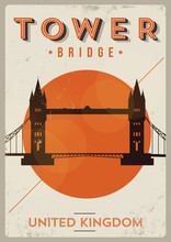 Tower Bridge Poster Illustration