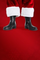Poster - Composite image of santa claus boots