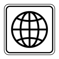 Sticker - Logo globe.