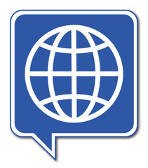 Sticker - Logo globe.