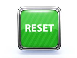 Sticker - reset square icon on white background