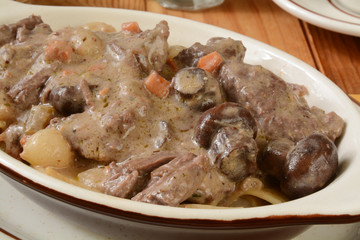 Canvas Print - Beef stroganoff