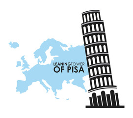 Sticker - tower of pisa