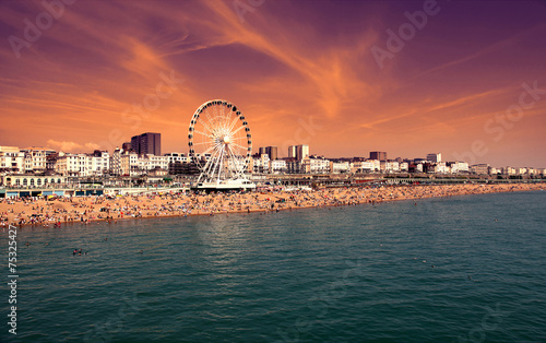 Fotomural The towering Brighton Wheel ,England UK