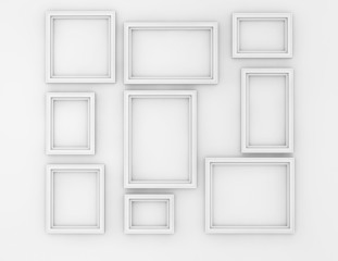 Poster - Blank Picture Frames set