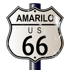 Poster - Amarillo Route 66 Sign