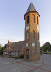Fototapete - Glockenturm Wyk Föhr