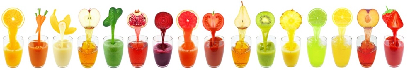 Poster - fresh juices