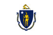 Massachusetts Flag vector
