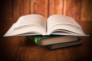 Wall Mural - stack of books