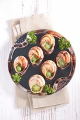 Canvas Print - escargot