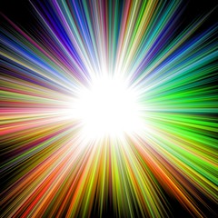 Wall Mural - burst pattern. radial background