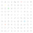 © sweetjinkz - Minimalist line universal icon set.