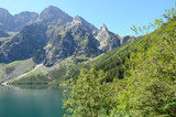 Fototapeta  - Mountain lake (Morskie Oko in Tatras)
