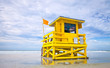 © FotoMak - Florida beach yellow lifeguard house , Siesta Key