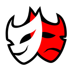 Poster - Theatre mask symbol