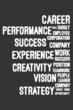 © radub85 - Business And Career Word Cloud On Blackboard