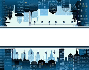 Wall Mural - Capital, Big city illustration