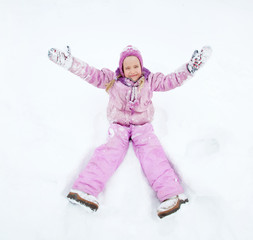 Wall Mural - Child in winter