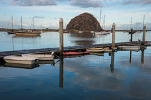 Morro Bay Rock Dock Pier Boats