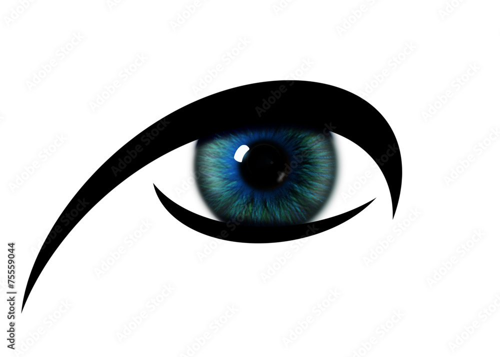 Colour pattern rainbow eye. eye iris textures