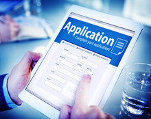 Application Human Resources Hiring Job Recruitment Concept