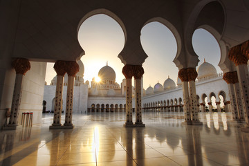 Sheikh Zayed mosque in Abu Dhabi,UAE, Middle East