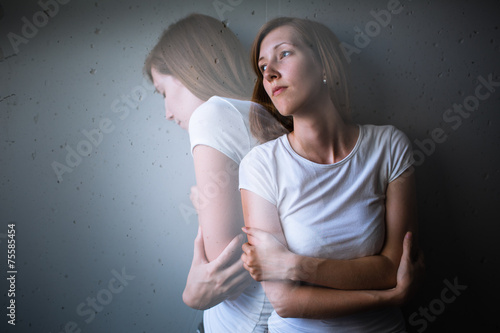 Fotografía Joven padecen una severa depresión / ansiedad