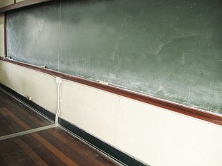 blackboard in classroom