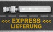 Express Lieferung - Konzept