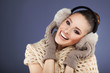 © djile - Winter woman with ear muff