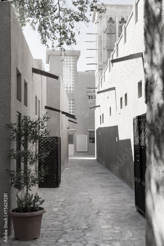 Obraz w ramie Bastakiya district in Dubai