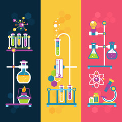 Canvas Print - Chemistry design banners