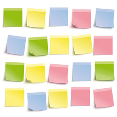 Wall Mural - White Board Colored Sticks