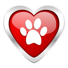 Poster - foot valentine icon