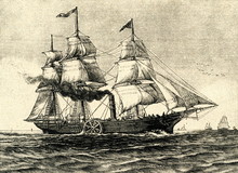 Savannah - First Steamship To Cross The Atlantic Ocean,