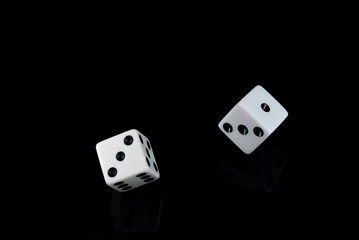 White dice