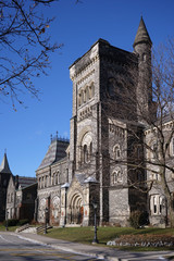 Wall Mural - Gothic college building, University of Toronto