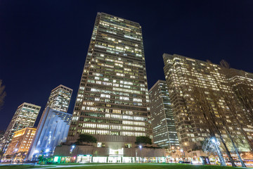 Canvas Print - Embarcadero Towers in San Francisco