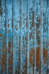 Poster - Blue wooden texture