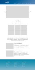 Wall Mural - vector drawing website