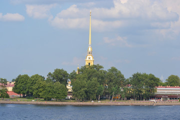 Canvas Print - The Peter and Paul Fortress, St. Petersburg.