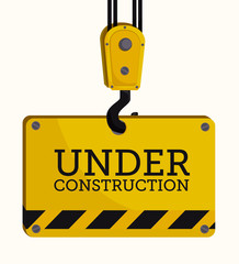 Poster - Construction design,vector ilustration.