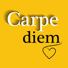 Carpe diem - motivational quote