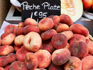 Flat peaches for sale