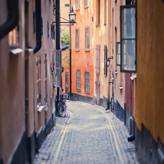 Wall Mural - Beautiful view of Stockholm Old Town, Gamla Stan, Sweden