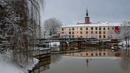 Wall Mural - Spremberg Winter vid 01